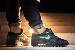 sweetsoles:  Nike Air Max 1 ‘Hufquake’ (by alexisnks) 
