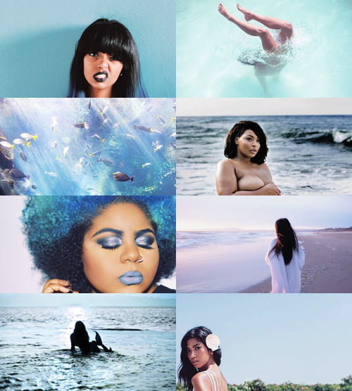 patroxlus:myth aesthetics: mermaids of color (insp)i met a mermaid out at sea last week; fell in lov