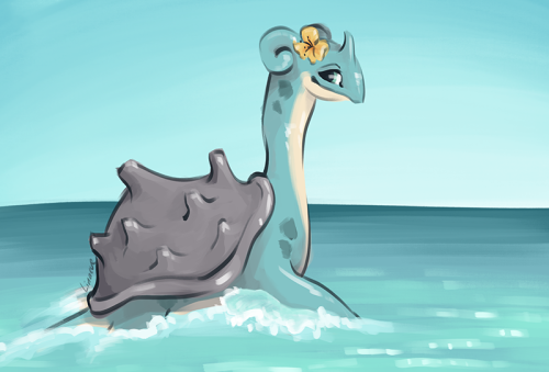 chelsealinaeve: yesterday I hatched a lapras! her name is Lys and she’s so beautiful, top tier