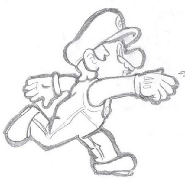 Mario Bros #mario #mariobros #nintendo #videogames #sketch #draw #drawing #luigi