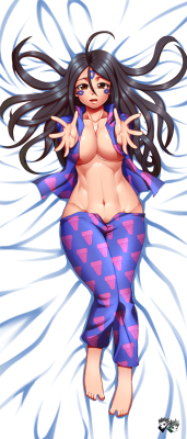 jadenkaiba:   “Hug your Goddess~!”Commission for LaBlueSkuld of DeviantartSkuld (Adult Version) from Ah! My Goddess in body pillow Front Version    ENJOY :) ——————————————————————————————————-