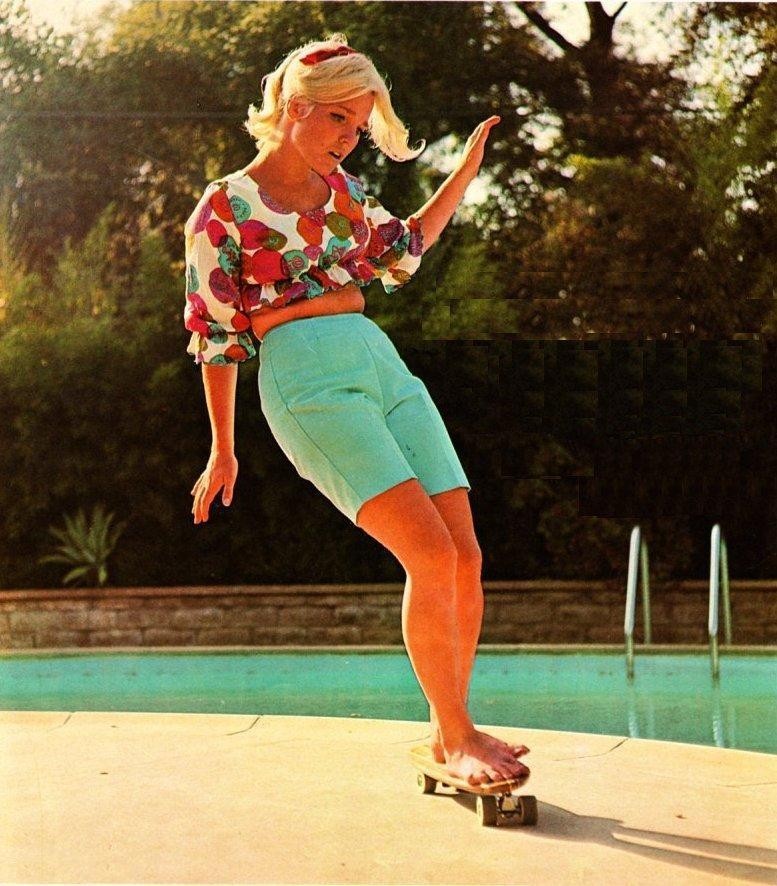 karidevereaux:  …an ode to 1970s skater girls.  