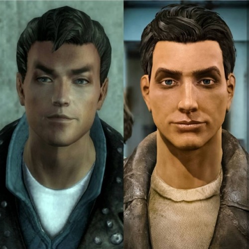 vaultgirl2077: turianghoultrash: turianghoultrash: Fallout 3 Characters Recreated in Fallout 4 1. Bu