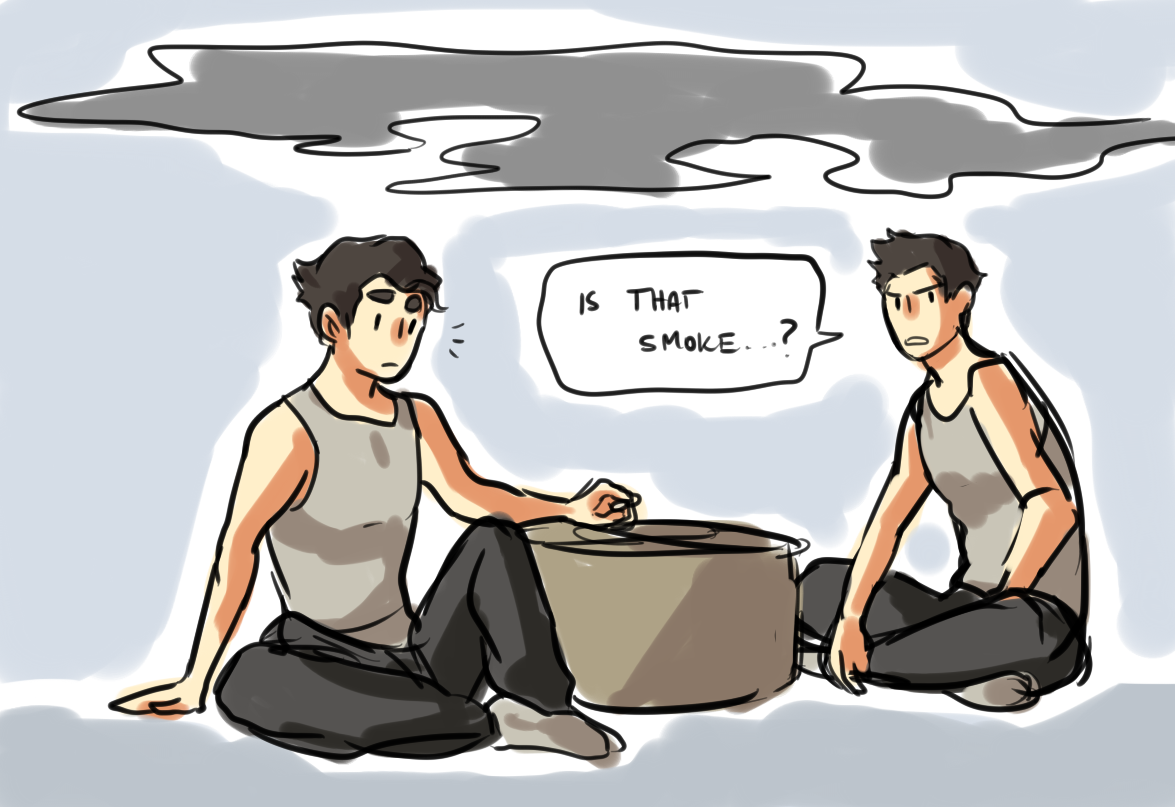 omako:  I’m so sorry for the horrible quality that is this comic. But I was so