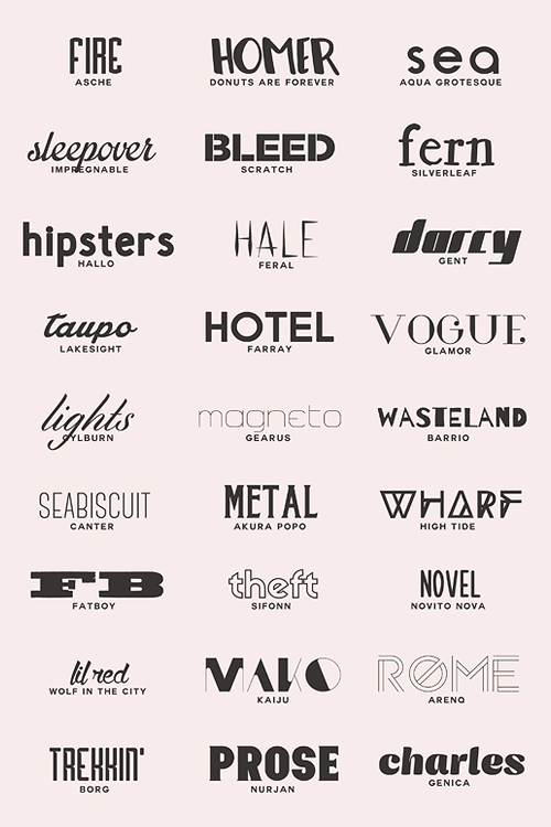 lmnpnch:Favourite free fonts of 2014 (a resource list) - so far:asche | donuts | aqua grotesque | im