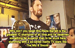 ohmybarrett:  Backstage segment with Snooki &amp; The Miz.