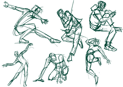 gesture sketches for practice