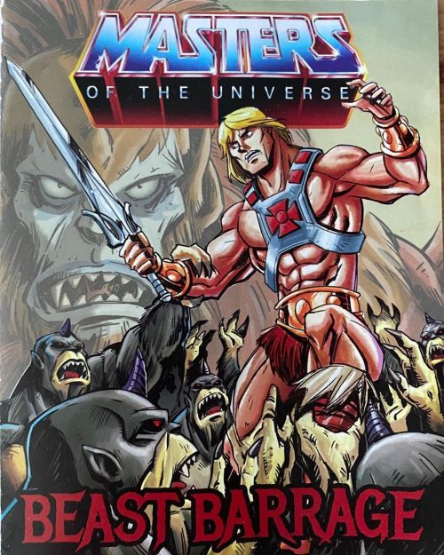 Yes, Mattel has included comics in the new He-Man line of toys. Scroll to see the adventure! #heman 