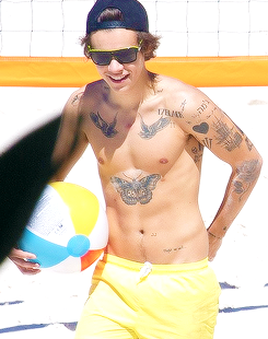 Porn photo omgzarry:  Shirtless Harry Styles 2012-2014