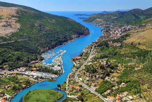 The Ombla river, near Dubrovnik, Croatia, is only 30 meters long but has many characteristics of a t