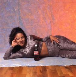 canadaloveselena:Wow Rare Selena Quintanilla Coca Cola adv