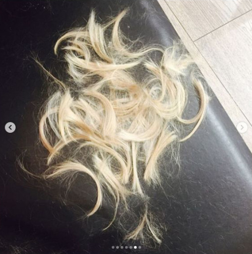 efnewsservice: jenmorrisonlive Day 99: stages of my favorite hair cut by @riawna I LOVE LOVE LOVE IT