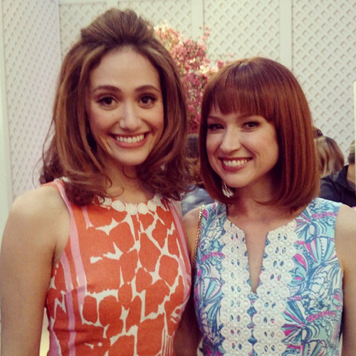 emmyrossum Where is Tina for a funny caption?! #elliekemper #target @targetstyle @lillyfortarget