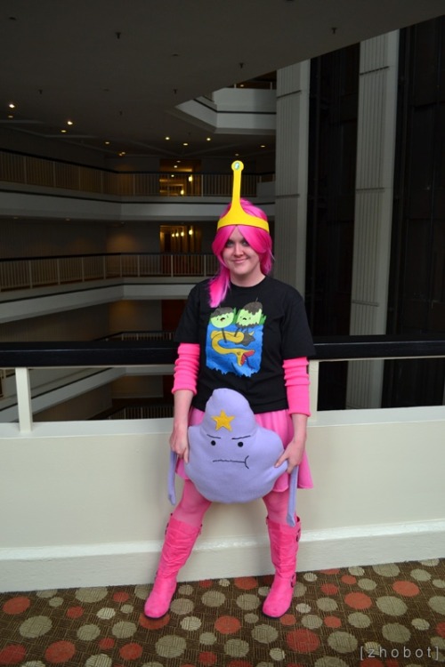 Nate & Heather as Finn & Princess Bubblegum from Adventure Time (with Aphy as Marceline &