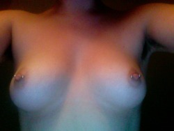 tittiespussyandass:  I Love Me Some Pierced Nipples 
