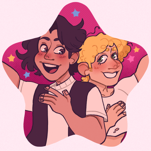 collaborative bill and ted charm by @melonsharks and I where we both drew a side! :D check the reblo