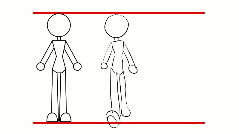 I got nothin' — I wanted to try animating a forward walk.