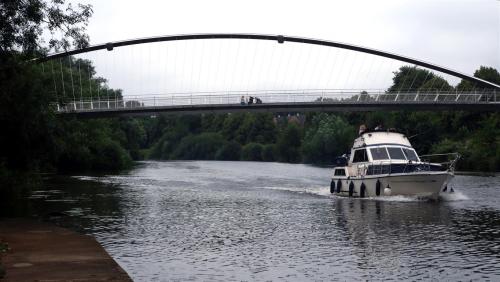 Millennium Bridge, York, England.