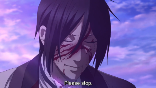kuroshitsuji-sama:  Can we just take a few seconds and pay attention on Sebastian’s face when Ciel praise him:and there:This smile will kill me! And this one is my favourite,when Ciel motivates him:THIS!He never had a bond with anyone like with Ciel ,and