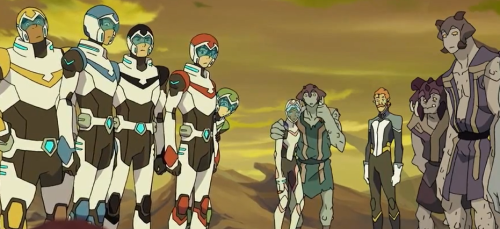 zarcock: Ok but did anyone else notice Pidge hiding behind Keith and holding his arm?