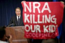 rootandrock:  primalheart:  sashayed:  serpentmythos:  sashayed:  sashayed:  breakingnews:  NRA rejects gun controls, blames violent video games and movies National Rifle Association CEO Wayne LaPierre defiantly blamed violent video games and movies,