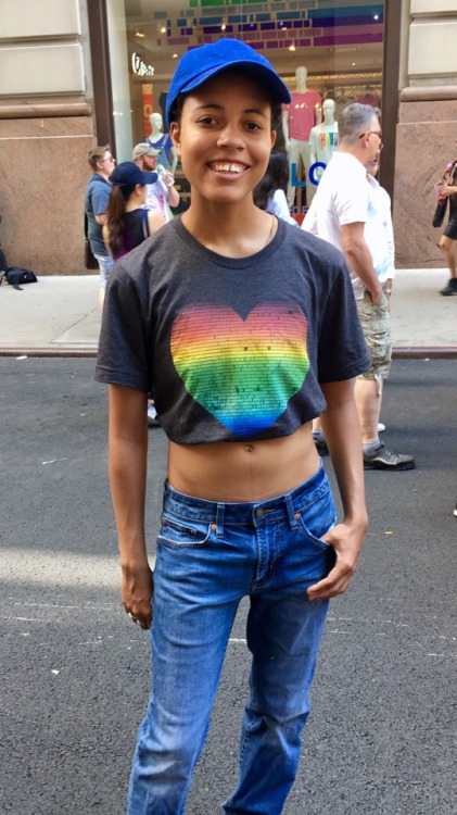 questingqueer: It’s my first week of T, and the first time I’ve gone to the NY Pride Par