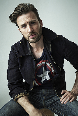 XXX dailyteamcap:Chris Evans by Peggy Sirota photo