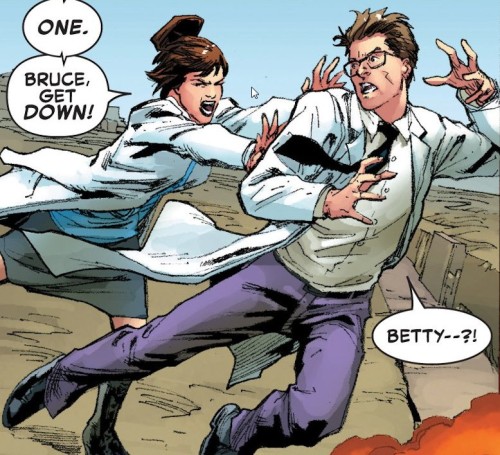 beatingarts:  I hate when people say they don’t like Bruce paired with Betty. If you haven’t read the comics, you should before you judge that. She is his obsession and guiding light. I love her character. Betty gets not enough love and here’s some