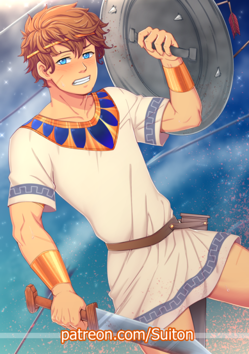 suiton00nsfwdrawings:  AoM - Theseus #1 This is a Bonus CG set for all 50$ Patrons of September!!  Do you ever feel like doing something random? XD Age of Mythology is one of Favorited childhood games. and I have been playing it again everyday for the