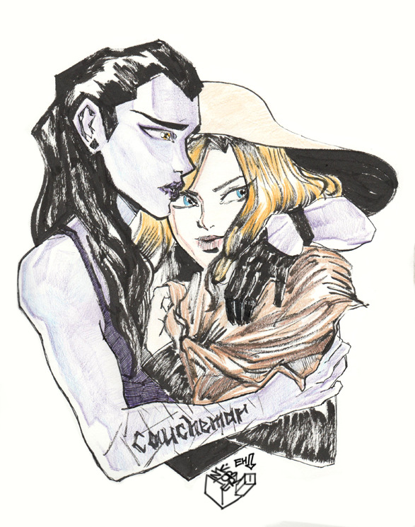 Angela did something&hellip; questionable.I submit this inktober thing thang