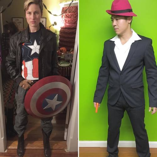 Captain America &amp; Agent Carter comin atcha! #genderswap #captainamerica #agentcarter #comics