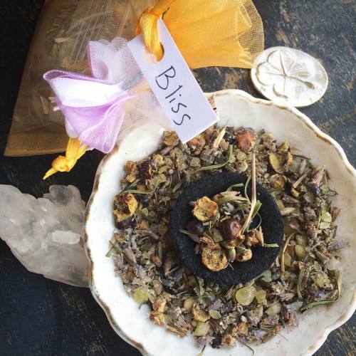 Mixing up a batch of Bliss incense blend today - just in time for Beltane and May Day! Check out all