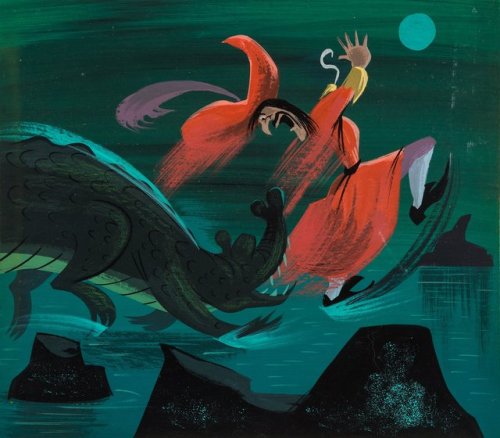 weirdlandtv:Some of Mary Blair’s magical concept art for Disney’s Peter Pan (1953).