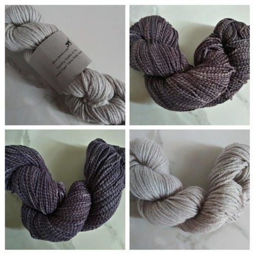 Finally I’m adding new yarns to the shop This trio is from my own Bluestockinette Yarns hand d