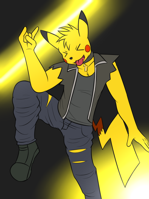 Porn Anthro Rocker Pikachu photos