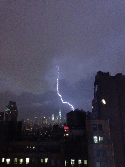 lastofthetimeladies: It’s storming in New York City.