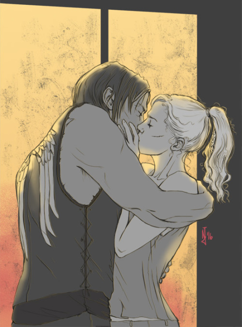 nikitajobson: some lazy weekend sketching - dedicated to all the fantastic Beth/Daryl ff writers who