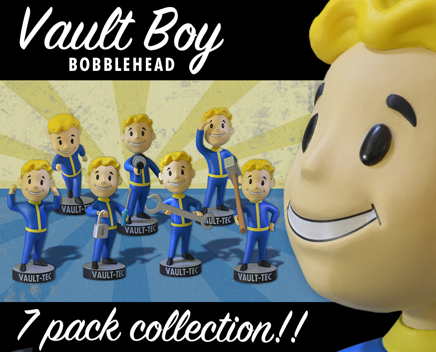 insanelygaming:  Fallout Vault Boy bobbleheads available for preorder Price: $79.99