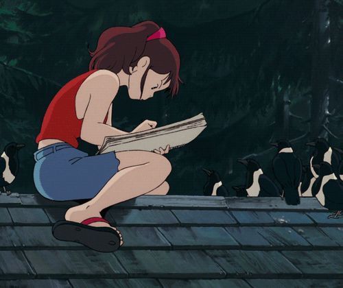 platypusinplaid: Dream career: that girl in Kiki’s Delivery Service who lives in the woods alone and draws birds 