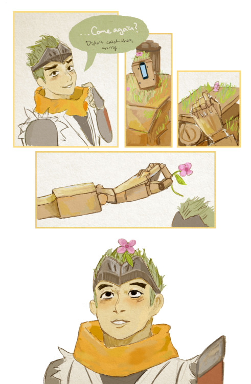 gihu:  “same hairstyle!” so i have this headcanon that bastion is A++ at making friends 