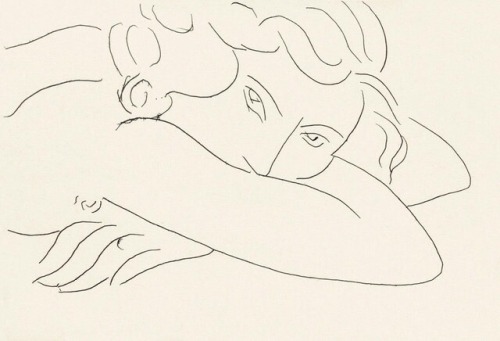 solskenet:Matisse - young woman with head buried in arms (1929) / Timothée Chalamet by Mario Sorrent