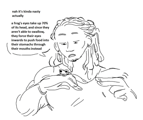 peachdeluxe:lucio liking frogs is cute but we have to go deeper. lucio infodumping about frog dietar