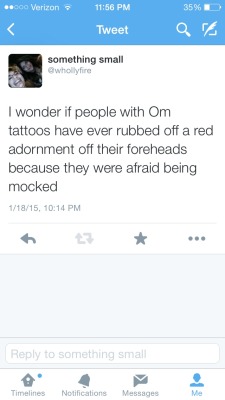 whollyfire:  just throwing shade and seriously wondering what the hell people with Om tattoos are thinking