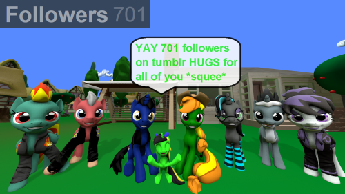 ask-the-out-buck-pony:I wasn’t going to make a 700 followers landmark since I did a 666 followers landmark but I want to thank all of you for following this blog here is to the next 701 followers and beyond thatWoo, congrats~! ^w^