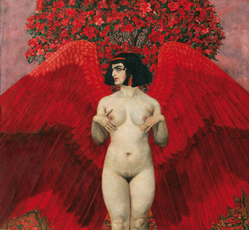 Karl Mediz (1868-1945), &lsquo;Red Angel&rsquo;, 1902