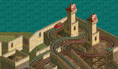 never-obsolete:RollerCoaster Tycoon: Loopy Landscapes (2000)