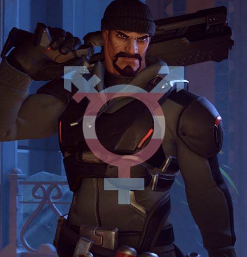 Gabriel Reyes (Overwatch) is a trans man