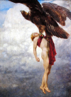 antonio-m:“The Abduction of Ganymede”, by Briton Rivière (1840–1920). British painter. Museum of the City of Athens. oil on canvas