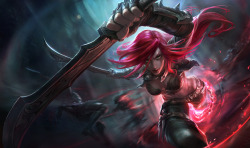 league-of-legends-sexy-girls:  Katarina New Splash Art