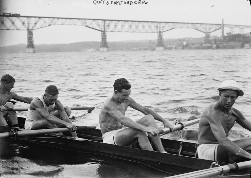 vintagesportspictures:Stanford University crew (undated)